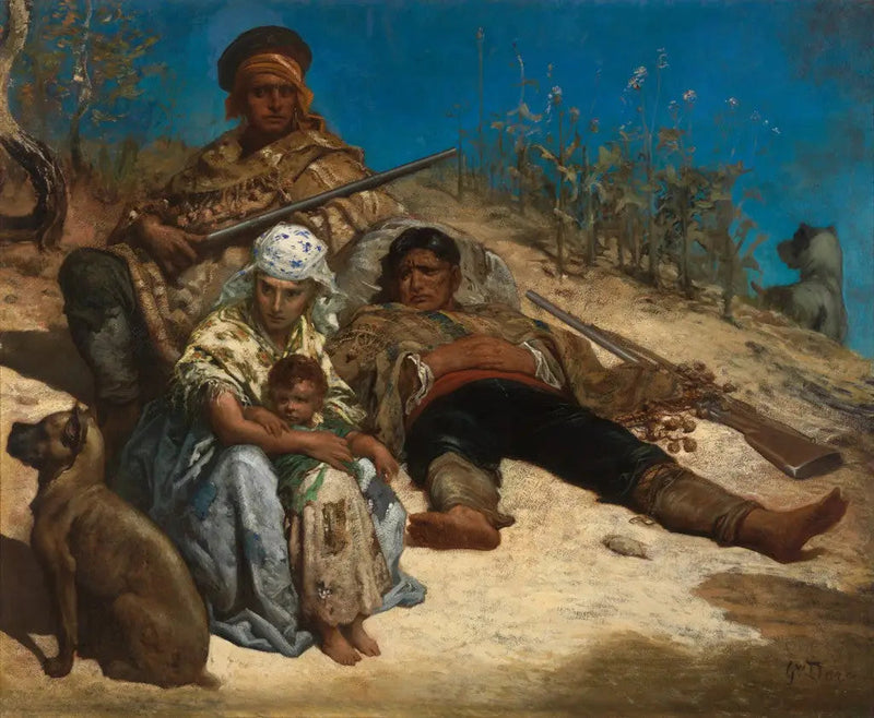 De spanske smuglerne - Gustave Doré