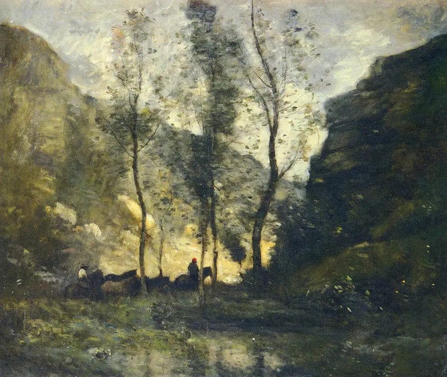 Tjuvgjengerne - Jean-Baptiste Camille Corot