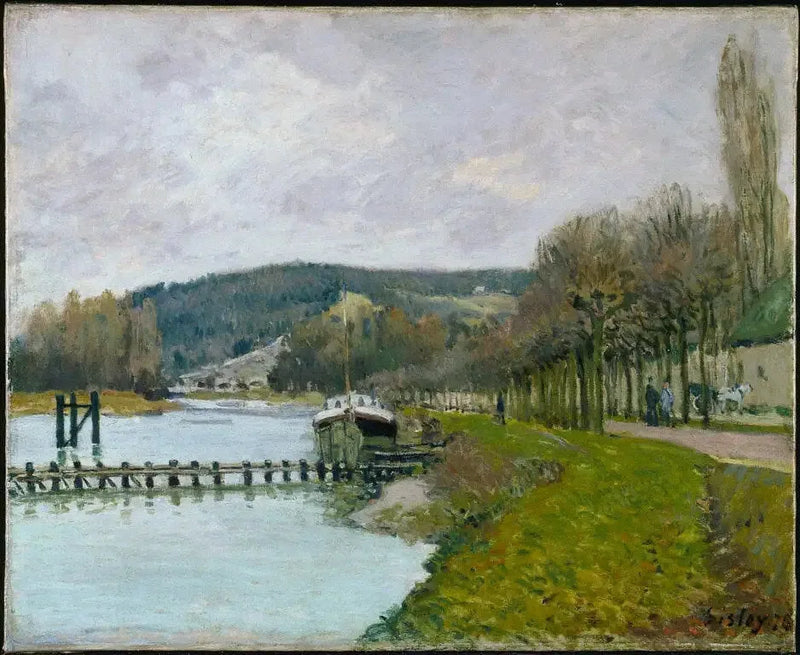 Kullene i Bougival - Alfred Sisley