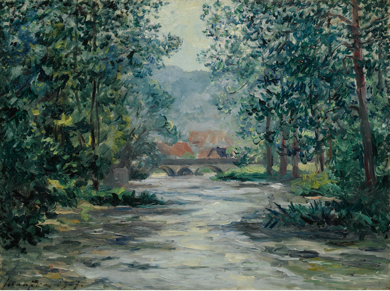 Les Courants du Loir, Lavardin, Loir-et-Cher - Maxime Maufra
