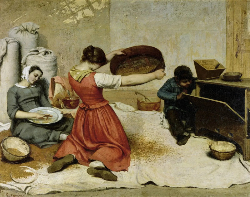 Hvete-siktere - Gustave Courbet