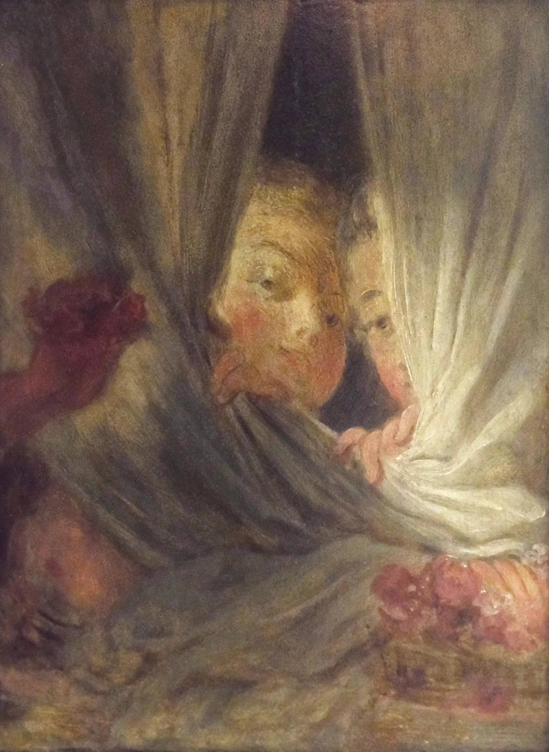 De Nysgjerrige - Jean-Honoré Fragonard