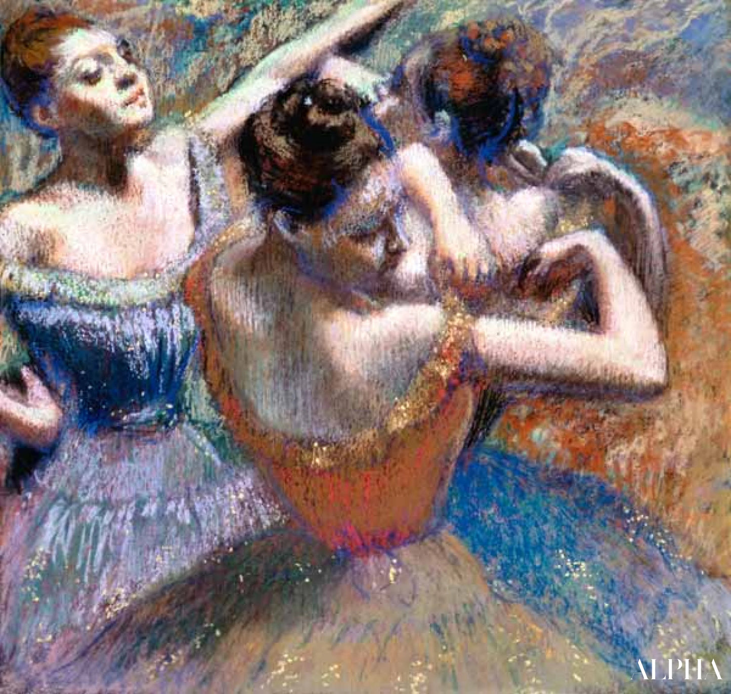 Danserinnene - Edgar Degas - Høykvalitets reproduksjoner av malerier og bilder