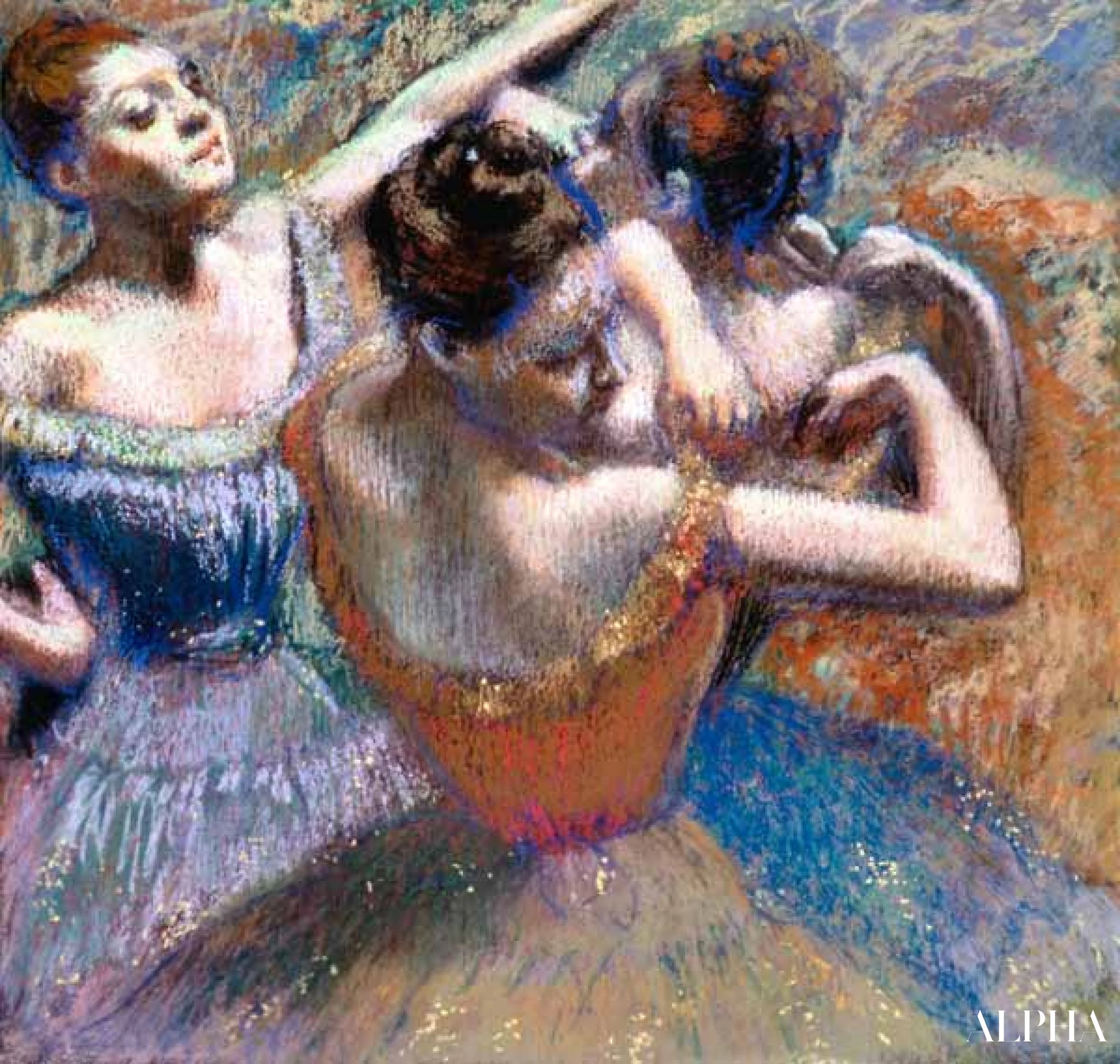Danserinnene - Edgar Degas - Høykvalitets reproduksjoner av malerier og bilder
