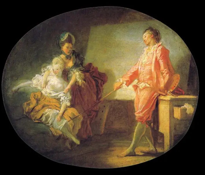 Modellens Begynnelse - Jean-Honoré Fragonard