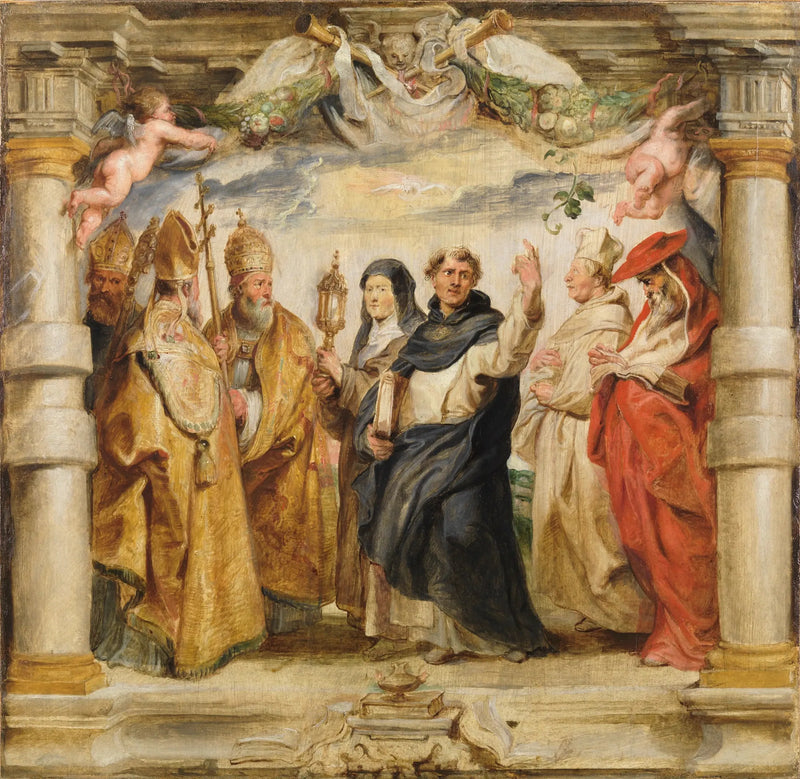 Eukaristiforsvarerne - Peter Paul Rubens