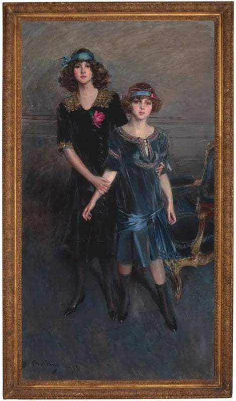 De jentene Muriel og Consuelo Vanderbilt - Giovanni Boldini