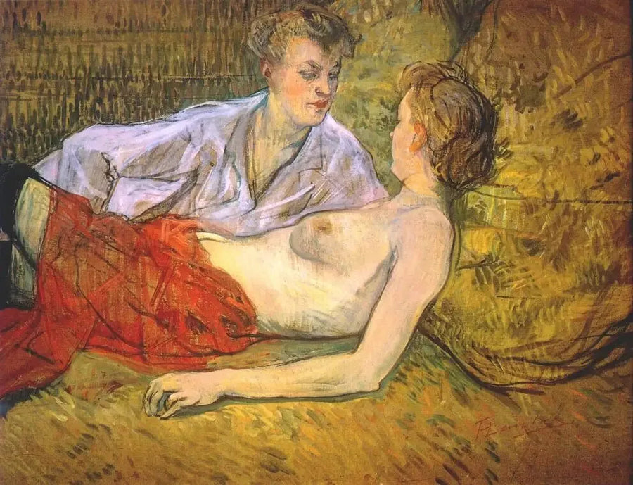 De to vennene - Henri de Toulouse-Lautrec