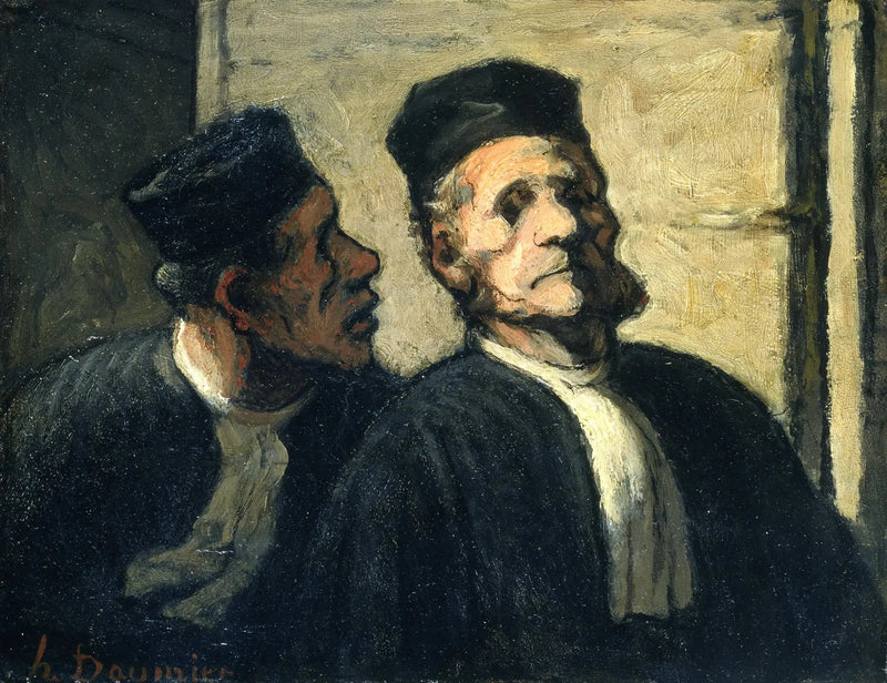De to advokatene - Honoré Daumier