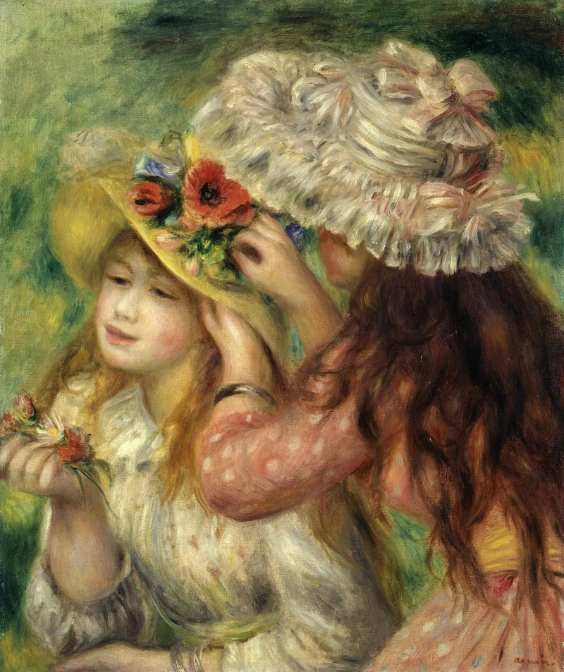 De to jentene - Pierre-Auguste Renoir