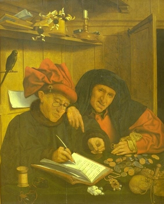 De to skatteinnkreverne - Quentin Metsys