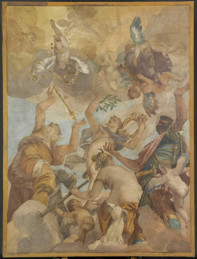 Olympens guder: Jupiter, Apollon, Diana og Mars - Paul Véronèse

Source:
Les Dieux de l'Olympe : Jupiter, Apollon, Diane et Mars - Paul Véronèse