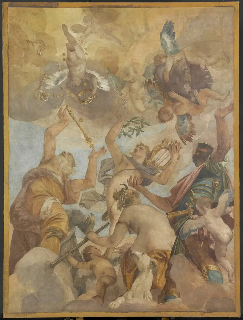 Olympens guder: Jupiter, Apollon, Diana og Mars - Paul Véronèse

Source:
Les Dieux de l'Olympe : Jupiter, Apollon, Diane et Mars - Paul Véronèse