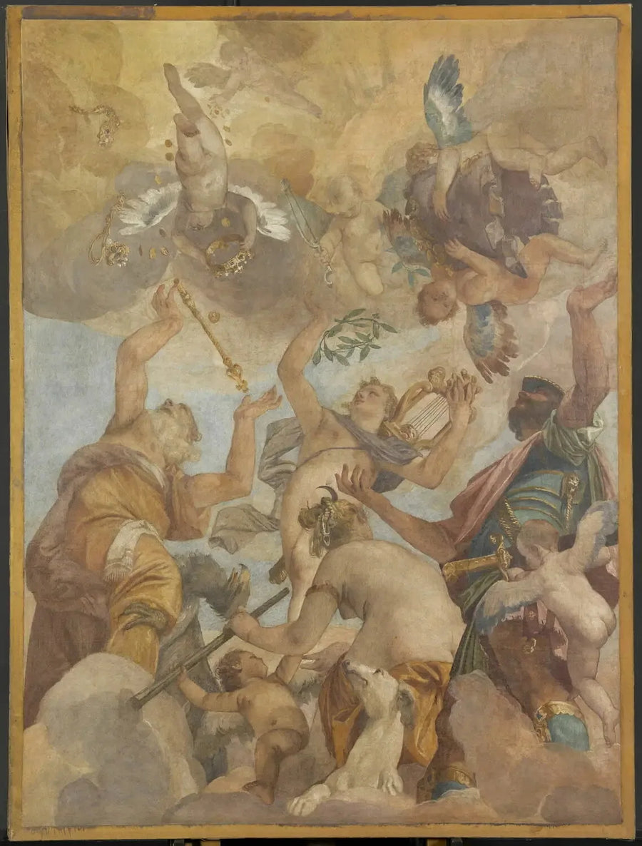 Olympens guder: Jupiter, Apollon, Diana og Mars - Paul Véronèse

Source:
Les Dieux de l'Olympe : Jupiter, Apollon, Diane et Mars - Paul Véronèse