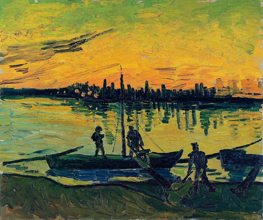 Dokkerne i Arles - Vincent van Gogh