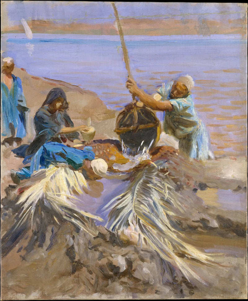 Egypterne hever vannet fra Nilen - John Singer Sargent