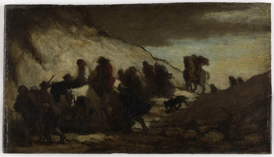 Emigrantene - Honoré Daumier