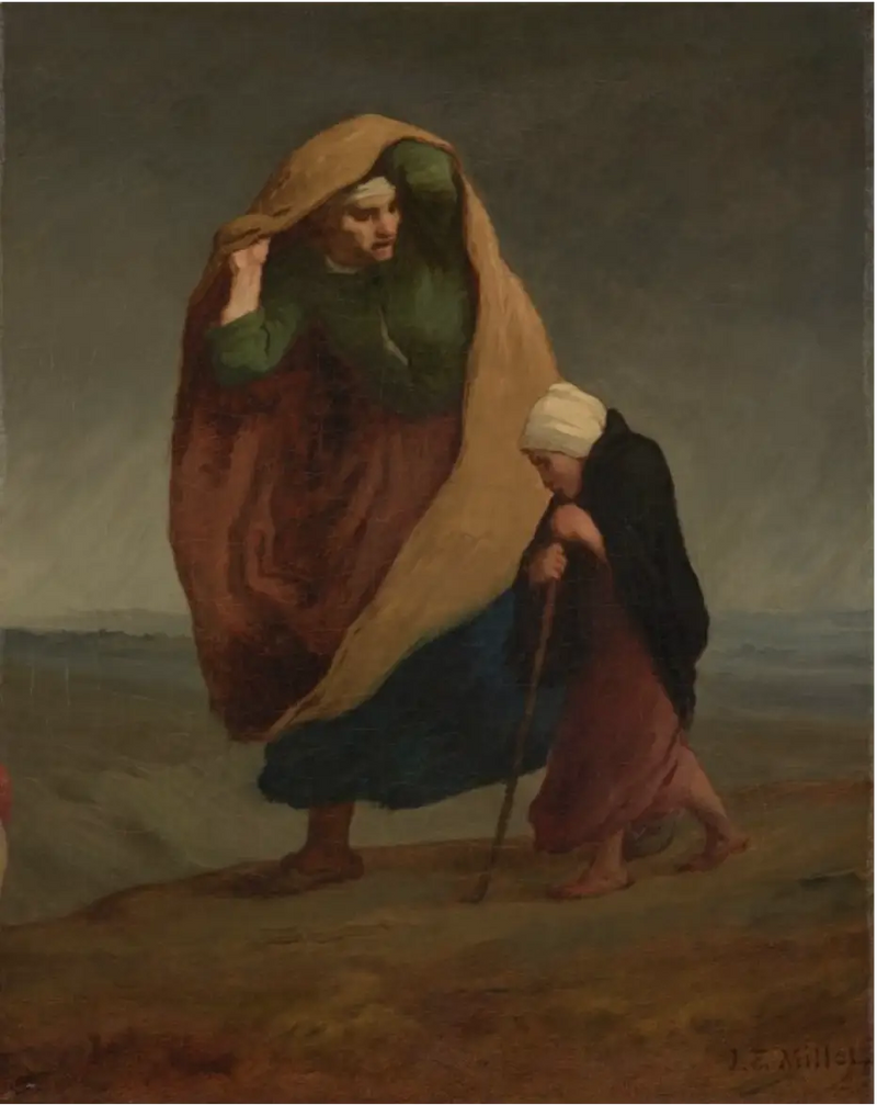 De vandrende - Jean-François Millet