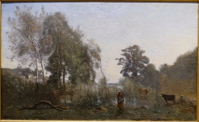 Ville d'Avray-sjøene - Jean-Baptiste Camille Corot