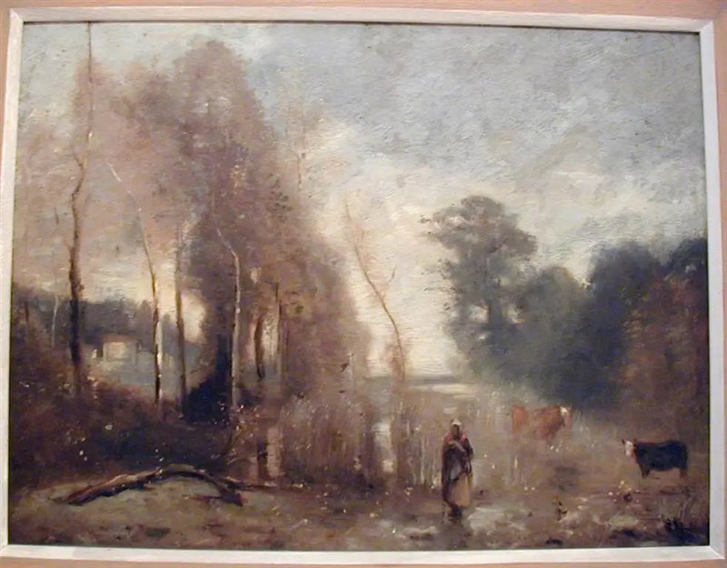 Ville d'Avray-sjøene - Jean-Baptiste Camille Corot