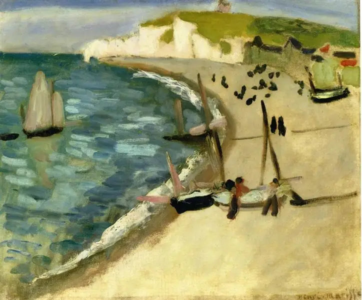 Klippene ved Étretat - Henri Matisse