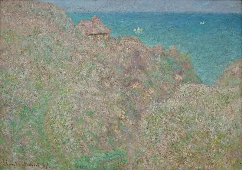 Klippene ved Varengeville - Claude Monet