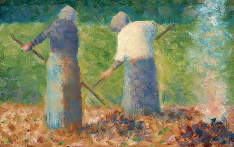 Høsterne fra Montfermeil - Georges Seurat
