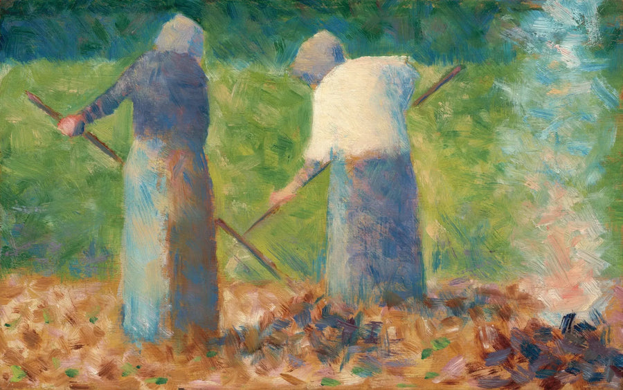 Høsterne fra Montfermeil - Georges Seurat