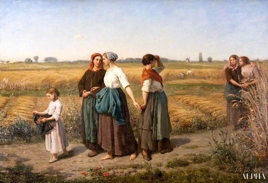 Les faucheurs - Jules Breton - Reproductions de tableaux et peintures haut de gamme