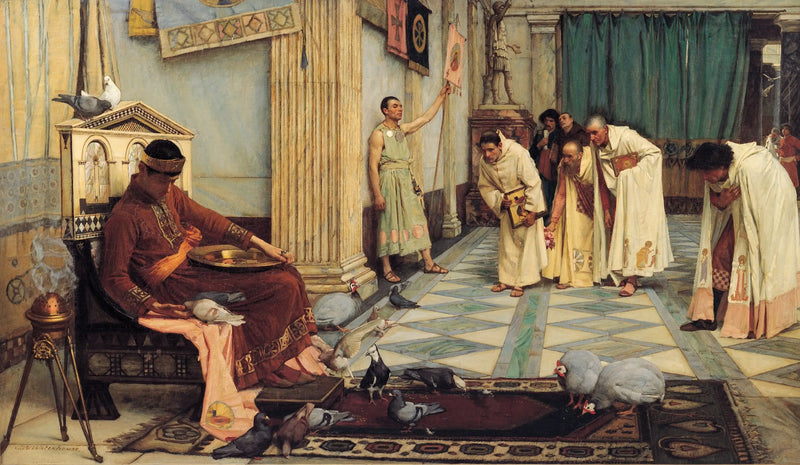 Keiser Honorius' favoritter - John William Waterhouse