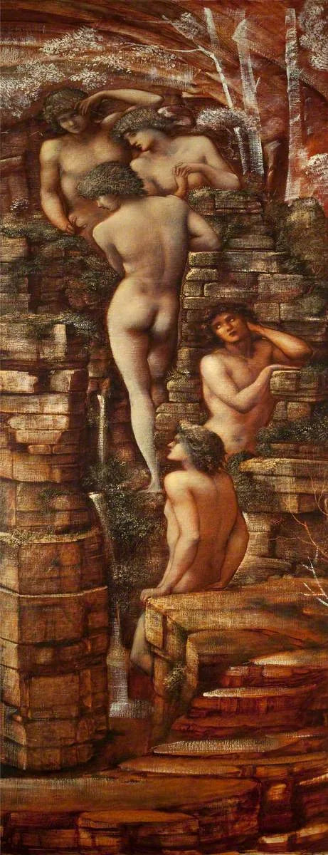 Feene på åsene - Edward Burne-Jones