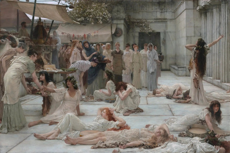 Kvinnene i Amphissa - Lawrence Alma-Tadema