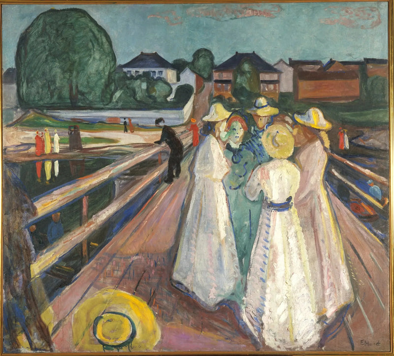 Kvinnene på broen - Edvard Munch