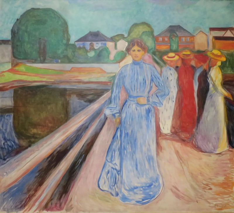 Kvinnene på broen - Edvard Munch
