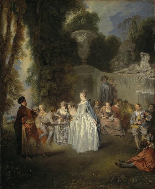 Den venetianske festivalen - Antoine Watteau