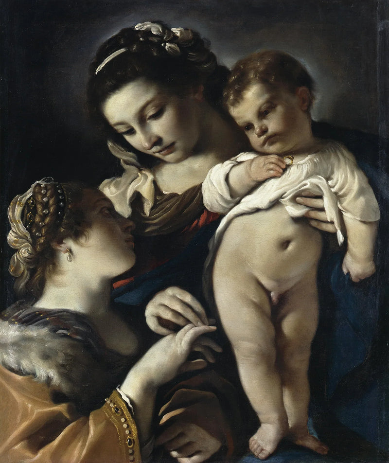 Forlovelsen til helgen Catherine av Alexandria - Guercino