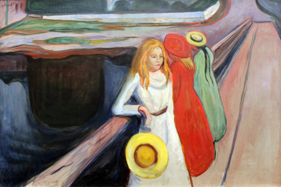 Jentene på broen - Edvard Munch