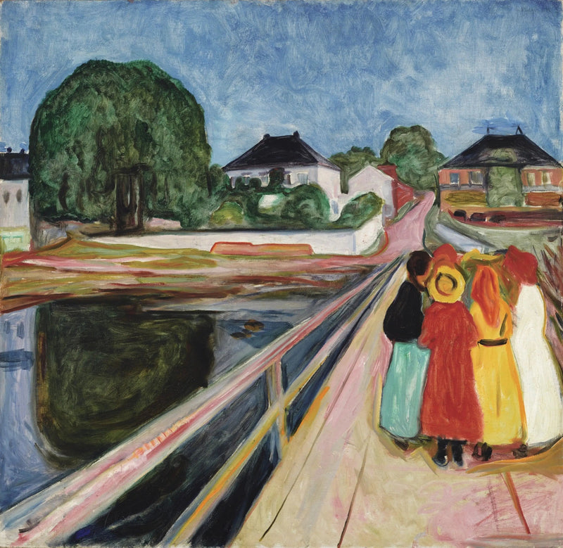 Jentene på broen - Edvard Munch