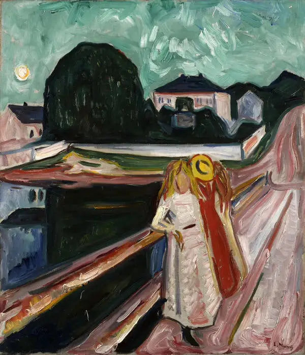 Jentene på broen - Edvard Munch