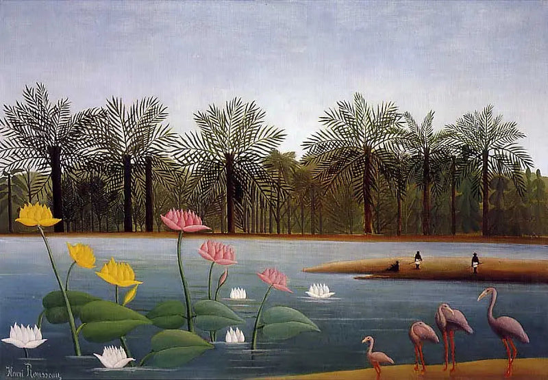 Flamingoene - Henri Rousseau