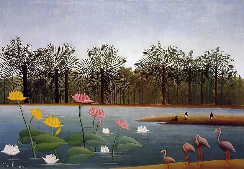 Flamingoene - Henri Rousseau