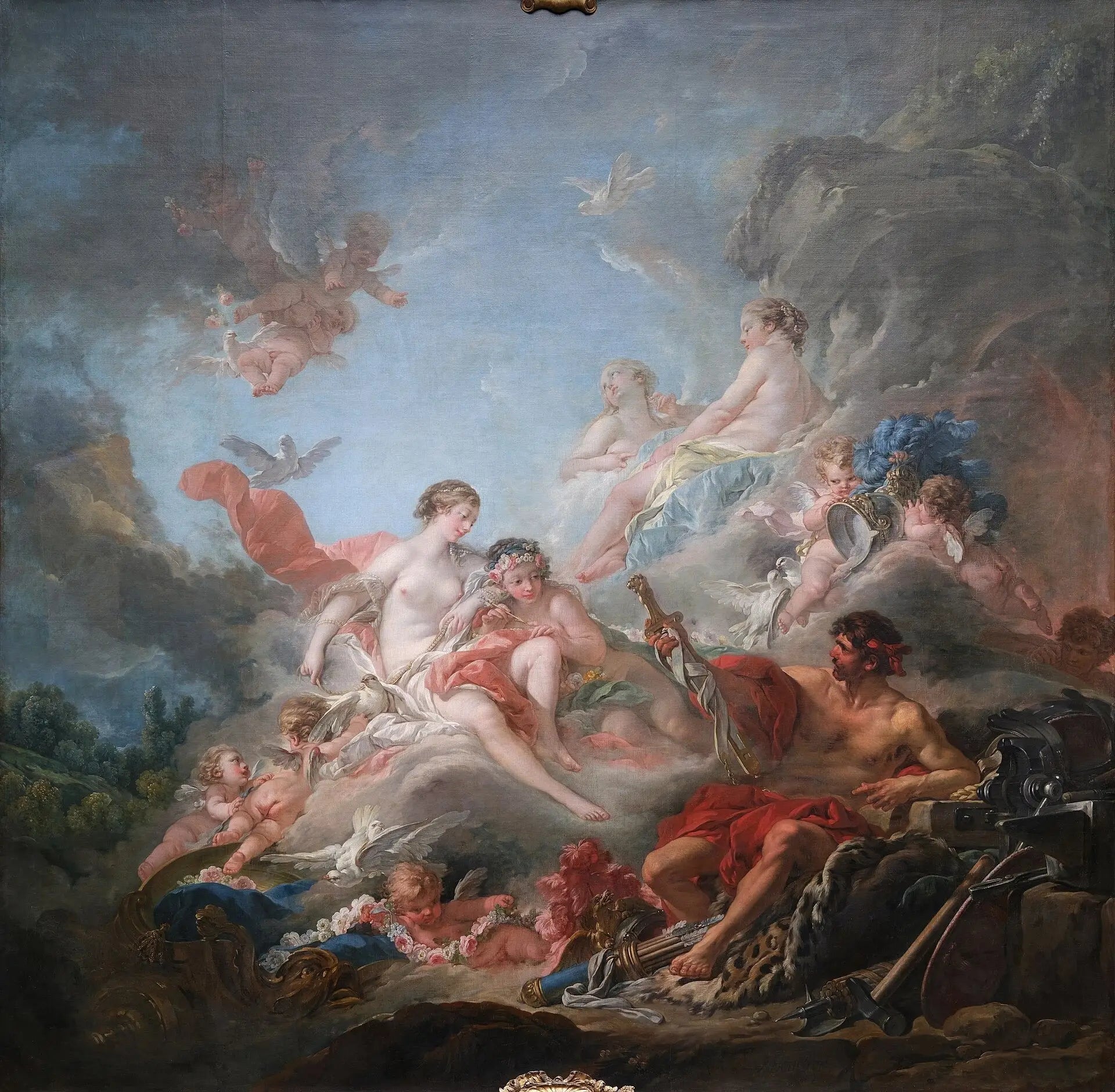 Les Forges de Vulcain - François Boucher - Alpha Reproduction