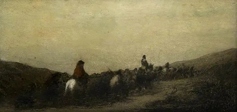 De flyktige - Honoré Daumier