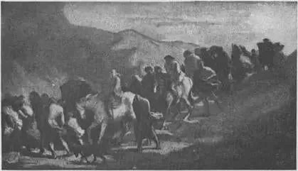 Flyktningene - Honoré Daumier