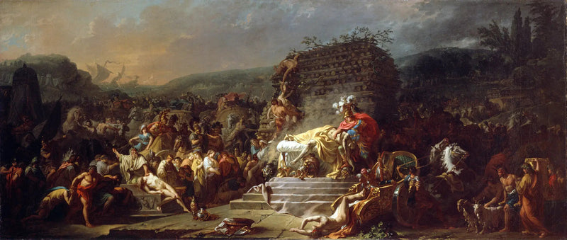 Patroklos' Begravelse - Jacques-Louis David