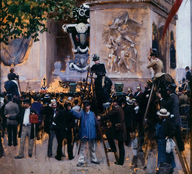 Victor Hugos begravelse, Étoile-plassen (1. juni 1885) - Jean Béroud

Source:
Les funérailles de Victor Hugo, place de l'Étoile (1er juin 1885) - Jean Béraud