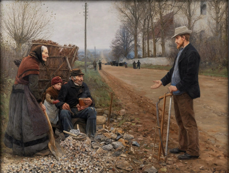 Folk ved veikanten - H. A. Brendekilde

Source:
Les gens au bord d'une route - H. A. Brendekilde