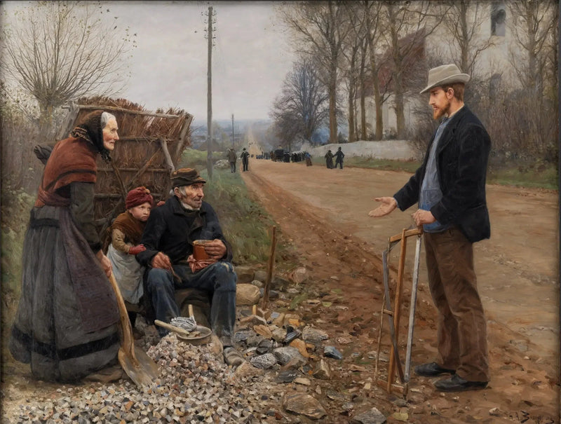 Folk ved veikanten - H. A. Brendekilde

Source:
Les gens au bord d'une route - H. A. Brendekilde