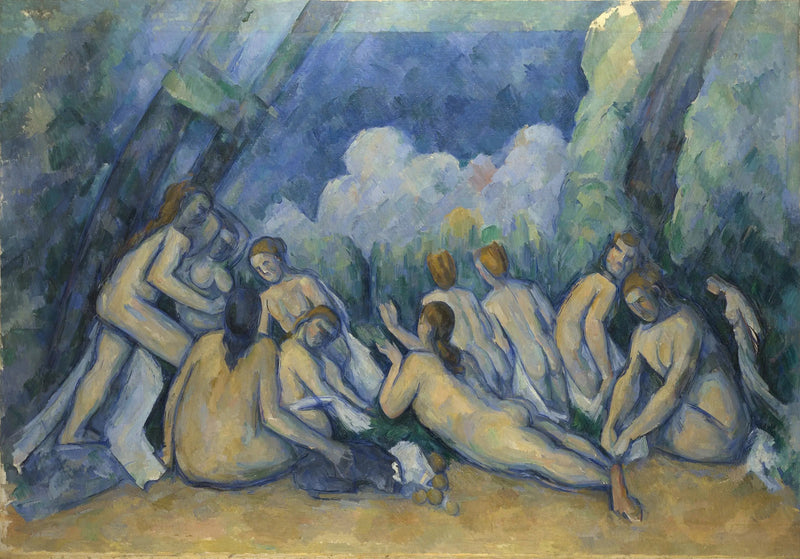 De store badende - Paul Cézanne
