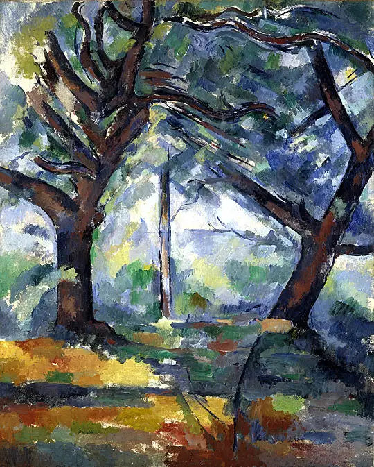 De store trærne - Paul Cézanne